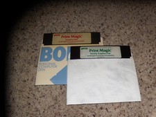 EPYX Print Magic - Graphics Disk and Holiday Graphics Disk for Apple II 5.25