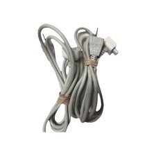 Apple Power Extension Cable 6ft OEM Volex PS204 White (Lot of 2) Genuine picture