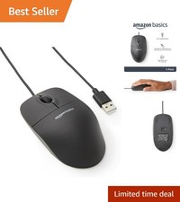 Wireless Compatible 3-Button USB Mouse for Windows Mac picture