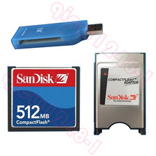 512MB CNC CF Compact Flash card+CF-PCMCIA Adapter+SSK USB2.0 Card reader FANUC picture