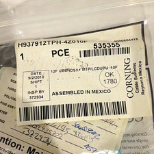 Corning H937912TPH-4Z010F 10ft MTP to LC Duplex Optical Fiber Cable Aqua picture