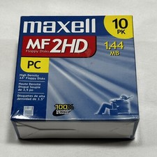 Maxell Diskettes MF2HD PC Formatted 1.44 MB 3.5