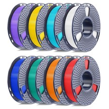 High-Quality 250g PLA Filament Set - Tangle-Free, Vibrant 3D Print Colors picture