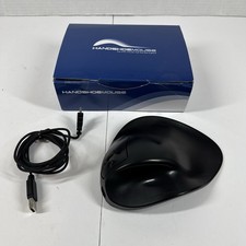 Hippus Handshoe Mouse Black Right Handed Large USB Wired Ergonomic picture