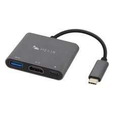 Helix Ethhub3 3-In-1 Usb-C Adapter Hub With Usb-C, Usb-A, And Hdmi Ports picture