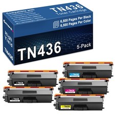 5PK TN436 TN-436 Toner Cartridge for Brother MFC-L8900CDW MFC-L8905CDW picture