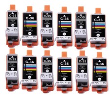 Replacement PGI-35 CLI-36 Ink Cartridges for Canon iP100 iP110 TR150 TR152 picture
