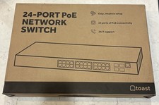 Toast SC24P 24-Port PoE Gigabit Fully Managed Layer 2 Rack-Mount Switch picture