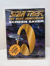 STAR TREK THE NEXT GENERATION SCREEN SAVER FOR WINDOWS BERKELEY  (1994) BIG BOX picture
