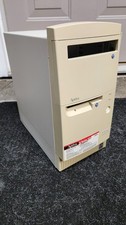 Vintage IBM Aptiva E Series Beige Desktop Computer CASE ONLY 1998 RETRO SLEEPER picture