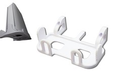 Wall Mount Holder Bracket for Asus ZenWifi BT6 WiFi 7 Router WHT(ZENWIFIBT62PK) picture