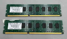 Lot Of 2 Elpida DDR3 2GB Each (2 x 2GB = 4GB) PC3 1333MHz RAM Memory Green B/Big picture