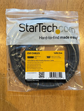 StarTech DVIVGAMM10 10ft DVI-A Male to VGA Male Monitor Cable Black picture