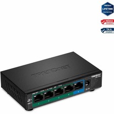 Trendnet TPETG52 5-Port Gigabit PoE+ Switch 32W Power Budget picture