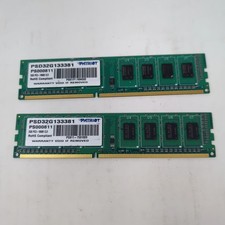 Patriot 4GB (2x2GB) DDR3 Desktop RAM Memory Module Kit 1333MHz PC3-10600 picture