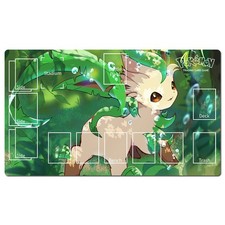 Pokemon Duel Playmat Leafeon TCG CCG Play Pad Trading Card Game Mat Mousepad picture