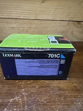 Lexmark Genuine 701C Cyan UNOPENED SEALED picture