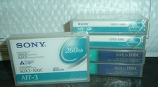 Lot of 5 NEW Sony 100GB 260GB SDX3-100C AIT-3 Tape Data Cartridge picture