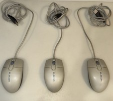 USED SET of 3 (three)  Elecom  USB-A mice picture