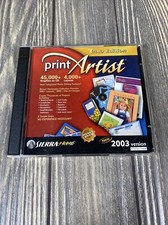 SierraHome Print Artist Gold Edition 2003 Version Computer Software picture