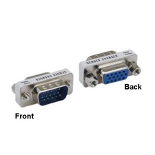10PCS HD15 Male to Female Mini Adapter VGA 15 Pin Low Profile Changer for Video picture