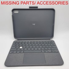 Logitech Combo Touch, Detachable iPad Keyboard Case, Gray [920-011433] *READ* picture
