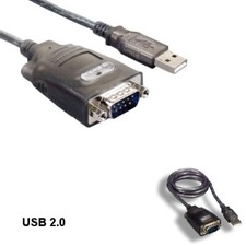 KNTK 3' USB 2.0 to DB9 Adapter D-Sub Serial RS-232 for PDA Camera Modem Data picture