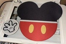 New MICKEY MOUSE MOUSEPAD & COASTER OFFICE GIFT SET picture
