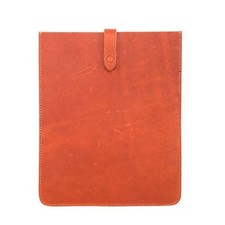 Montana West Tablet Slim Sleeve Brown Genuine Leather NEW picture