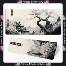 Large Gaming Mouse Pad XL 31.5x11.8 Inch Non-Slip Rubber Base Waterproof picture
