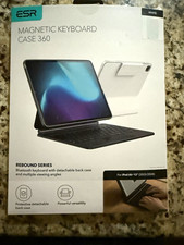 ESR Magnetic Keyboard Case 360 Folio for iPad Air 13 (2024/2025) White picture