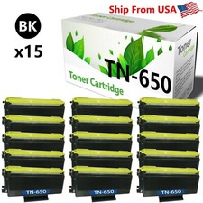 15PK TN-650 TN650 Toner Cartridge Work With 5250DN MFC8460N Printer picture