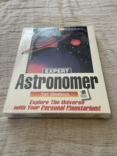 Vintage Expert Astronomer Software New Sealed Astronomy Educational PC NOS Retro picture