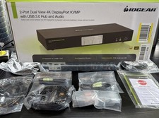 IOGEAR 2-Port Dual View 4K DisplayPort KVMP with USB 3.0 and Audio GCS1942 picture