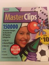 IMSI Master Clips 150,000 Clip Art Collection On 10 CD-ROMs LN Complete picture