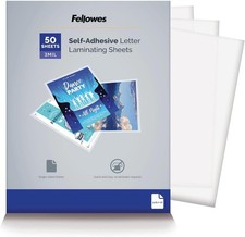 Laminating Clear Sheets Self Adhesive 9x12 3 Mil Gloss 50 Pack (5221502) picture