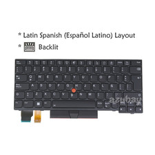 Teclado LA Español for Lenovo ThinkPad L13 (Yoga) Gen 2, 20VH 20VJ 21AB Backlit picture