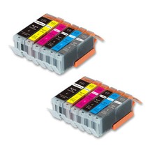 12 Pack New Replacement Ink Set for Canon Pixma 250 251 MG6320 MG7120 MG7520 picture