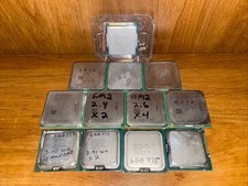 Lot Of 12 Vintage Computer Processors Untested Potential Use Or Gold Scrap picture