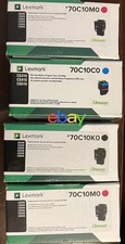Lexmark 70C10MO/*7OC10KO/70C10CO-  CMK Combo Pack - 4 Units - CS310-Sealed- New* picture