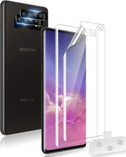 Clear 2 Pack TPU Screen and Camera Lens Protectors for Samsung Galaxy S10 Plus picture