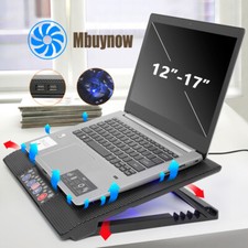 6 Fans Laptop Stand Cooling Pad Adjustable 4 Speed ​​Mode Radiator Cooler PC picture