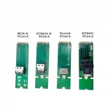 PCIe5.0 PCIe 4.0 M.2 to Oculink 8654 4I MCIO 4x8643 picture