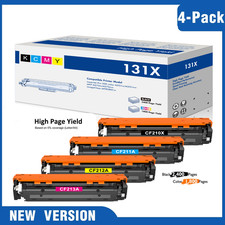 4PK CF210A 131A Toner For HP LaserJet Pro 200 Color M251nw MFP M276nw WITH CHIP picture