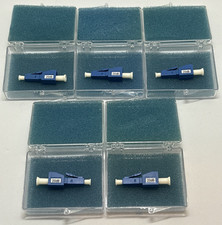 LC Fiber Optic Attenuator 20dB Singlemode Fixed Male Female Adapter 5 Pack picture