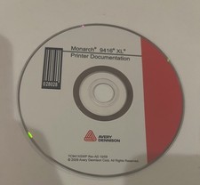 CD/DVD/DRIVER only for AVERY DENNISON MONARCH 9416 XL DIRECT THERMAL LABEL PRINT picture