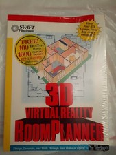 3D VIRTUAL REALITY ROOM PLANNER CD ROM/ 3.5