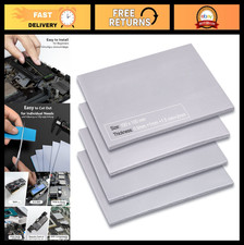 4 Pack Silicone Thermal Pads 100x100mm, 0.5-2mm Heat Resistant Cooling for PC/PS picture