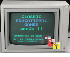 Apple II EDUCATIONAL  Games on Floppy Disks: Retro Software Public Domain 🍎➕🍏 picture