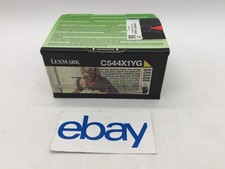 NEW Genuine Lexmark C544X1YG Yellow Toner Cartridge Extra High Yield FREE S/H picture